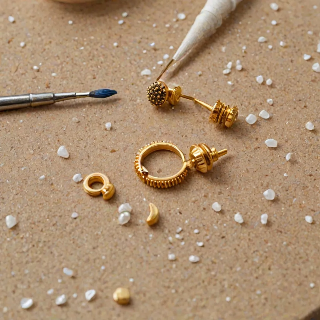 Jak wyczyścić kolczyki wkrętki?