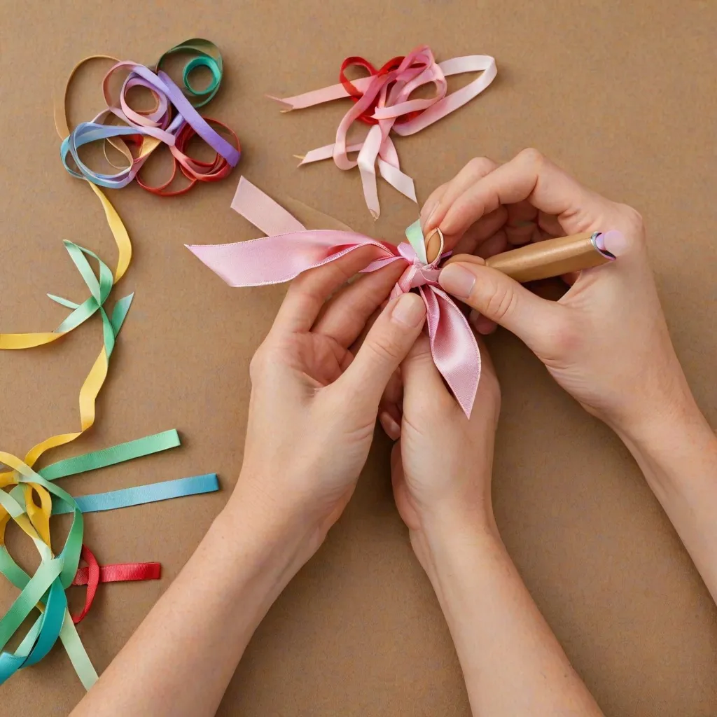 Jak zrobić krawat ze wstążki