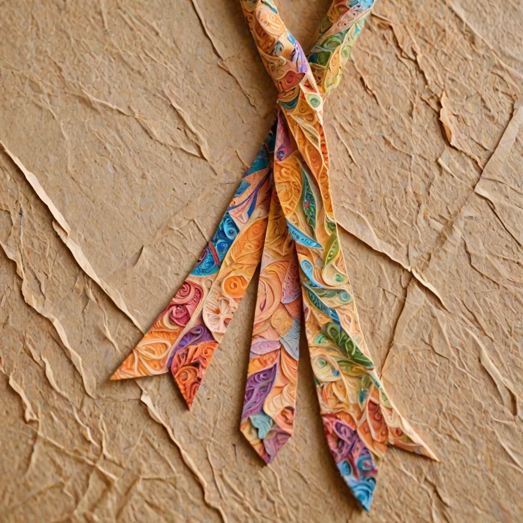 Jak zrobić krawat z papieru