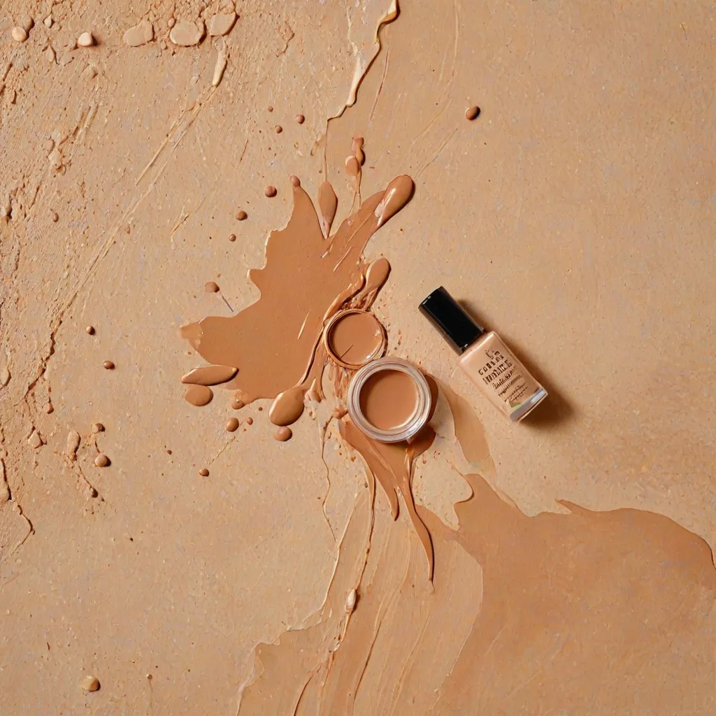 Jak usunąć plamę z podkładu?