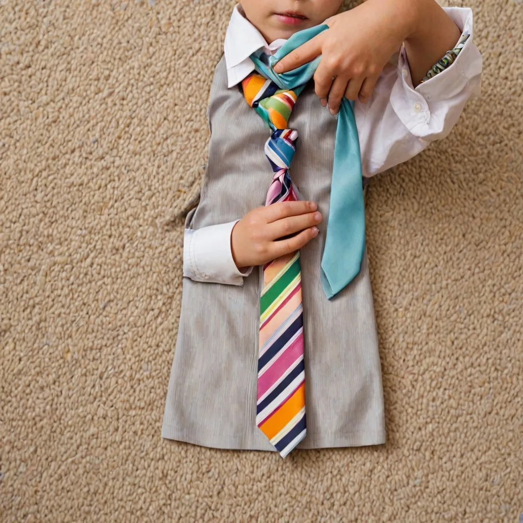 Jak zawiazac krawat dziecku