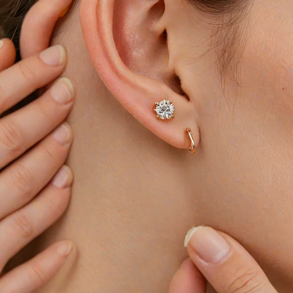 Jak zdjąć kolczyki lecznicze?